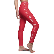 Load image into Gallery viewer, Women's "Faith Vibes Only" Leggings